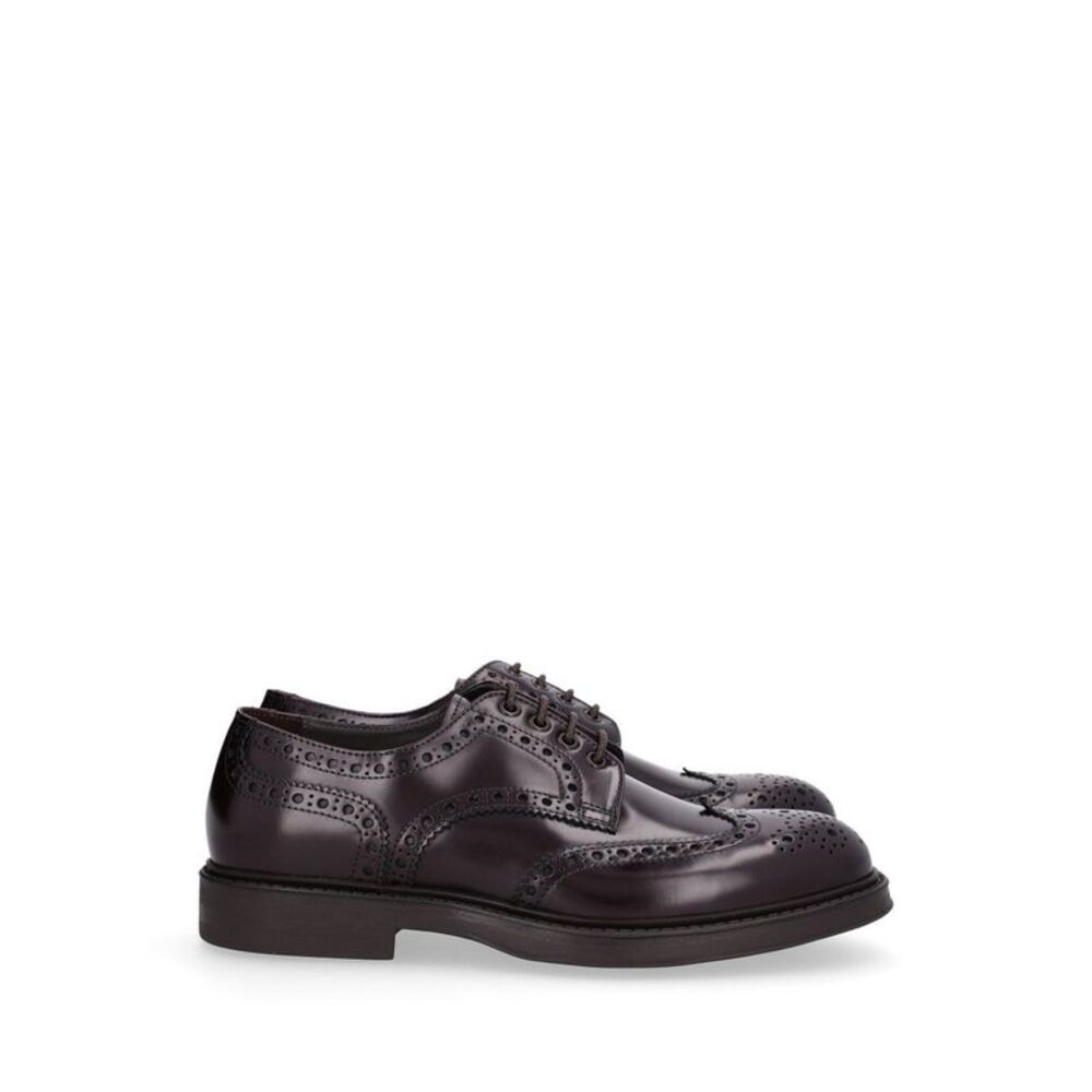 Al Duca D'aosta 1902 Men Shiny Leather Derby Shoe